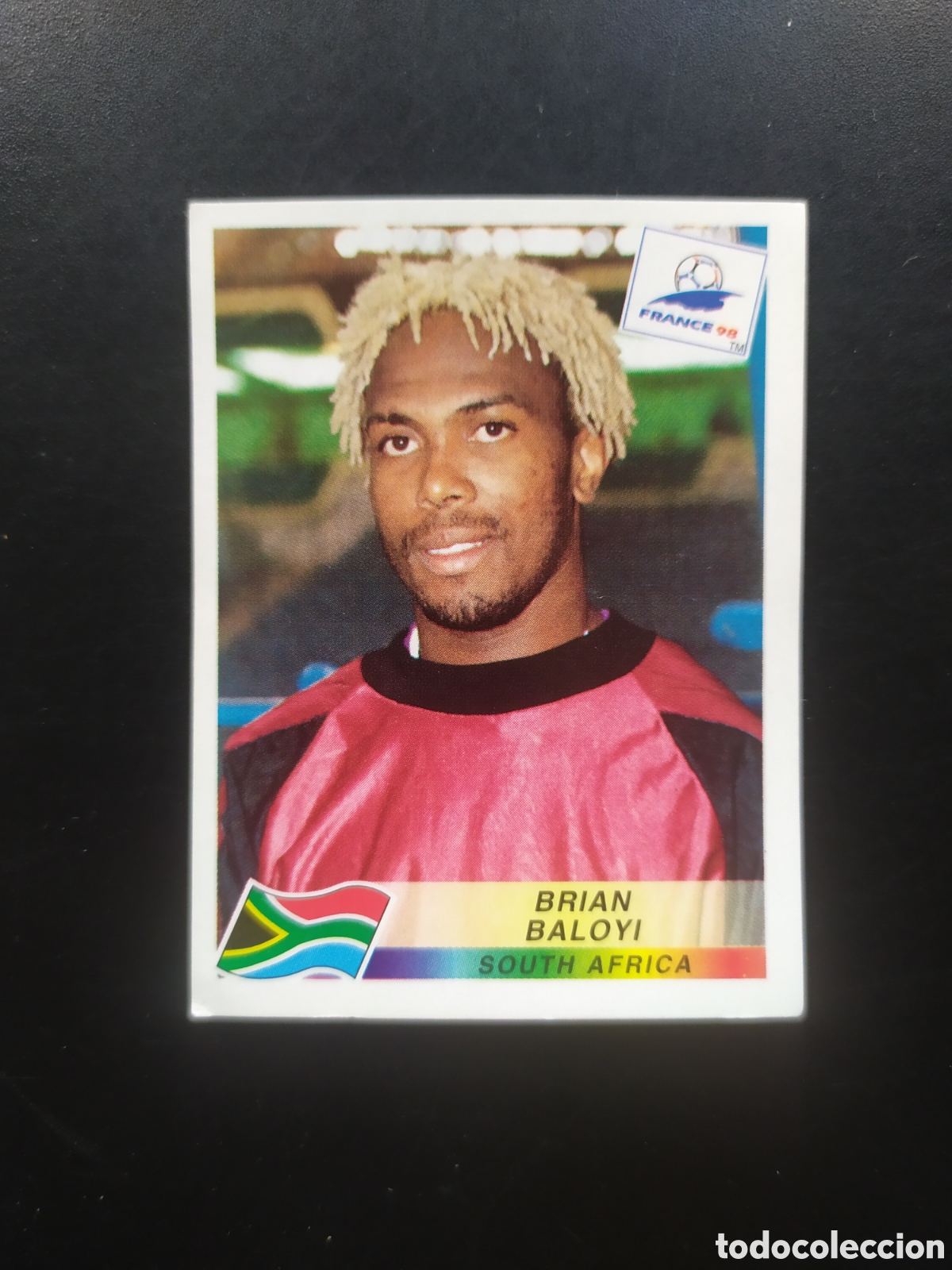 Cartes &agrave; collectionner de Football: Mundial Francia 98 panini Baloyi n&deg; 176 Sud&aacute;frica sin pegar