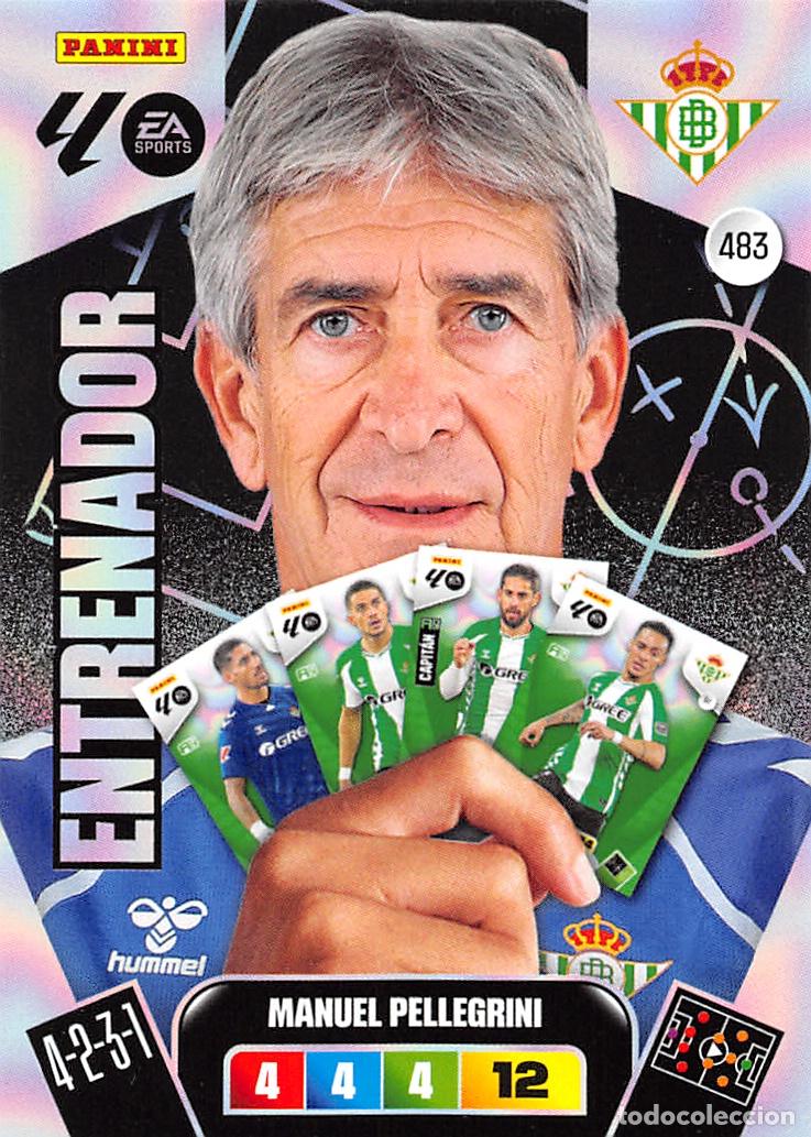 Cartes &agrave; collectionner de Football: PANINI ADRENALYN 25/26 2025/2026 #483 MANUEL PELLEGRINI (REAL BETIS) ENTRENADOR