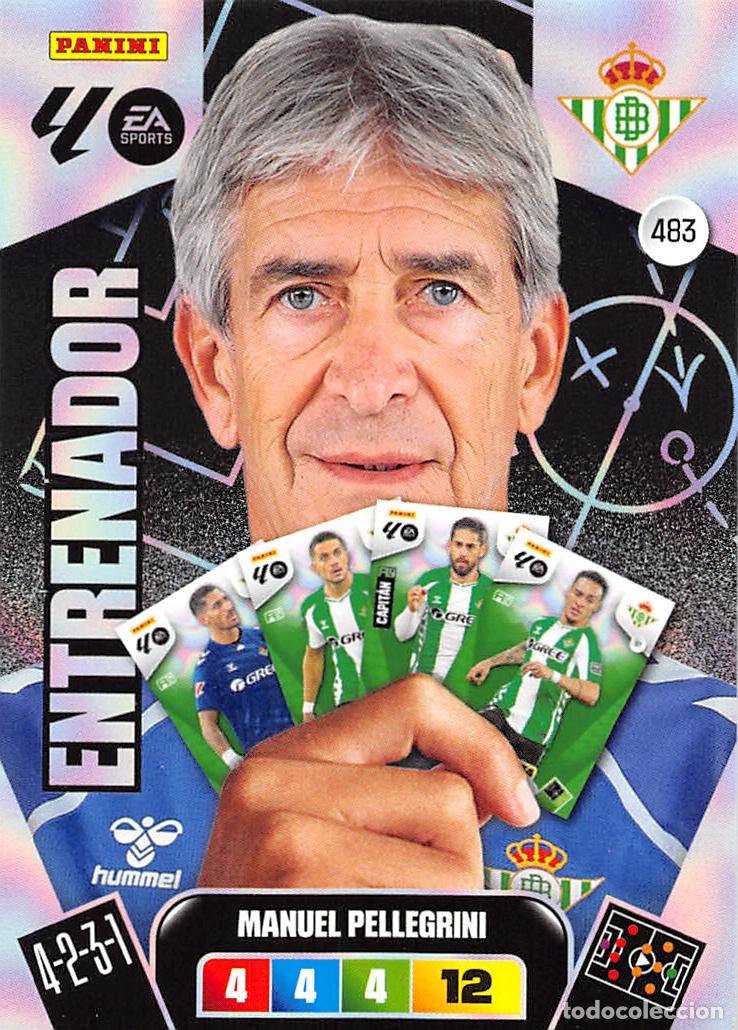 Cartes &agrave; collectionner de Football: PANINI ADRENALYN 25/26 2025/2026 #483 MANUEL PELLEGRINI (REAL BETIS) ENTRENADOR