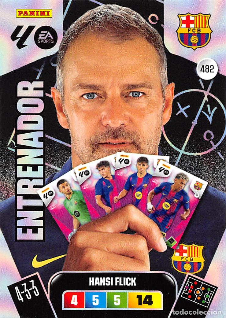 Cartes &agrave; collectionner de Football: PANINI ADRENALYN 25/26 2025/2026 #482 HANSI FLICK (F.C. BARCELONA) ENTRENADOR