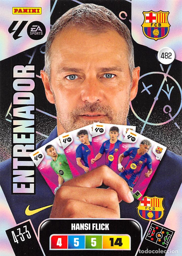 Cartes &agrave; collectionner de Football: PANINI ADRENALYN 25/26 2025/2026 #482 HANSI FLICK (F.C. BARCELONA) ENTRENADOR