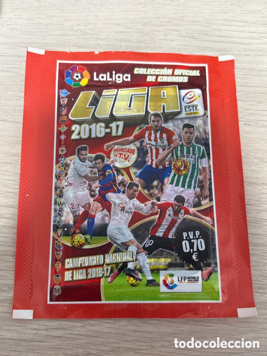 Cartes &agrave; collectionner de Football: Sobre cromos liga Este Panini 2016 2017 16 17 sin abrir