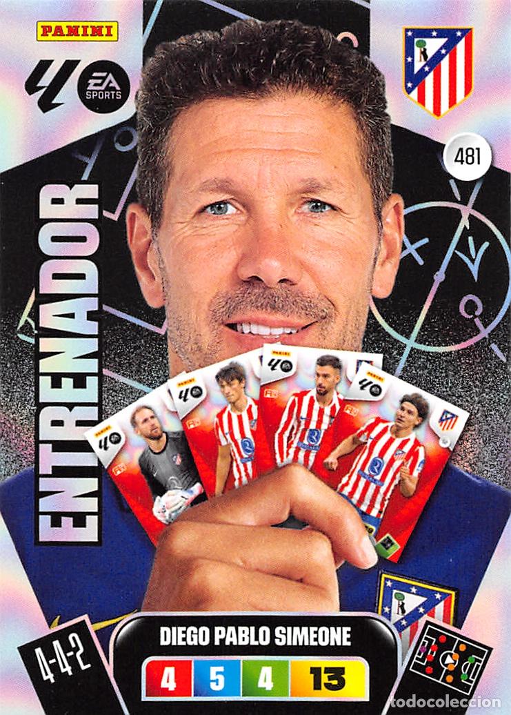 Cartes &agrave; collectionner de Football: PANINI ADRENALYN 25/26 2025/2026 #481 DIEGO PABLO SIMEONE (ATLETICO MADRID) ENTRENADOR