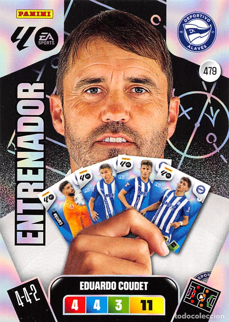 Cartes &agrave; collectionner de Football: PANINI ADRENALYN 25/26 2025/2026 #479 EDUARDO COUDET (DEPORTIVO ALAVES) ENTRENADOR