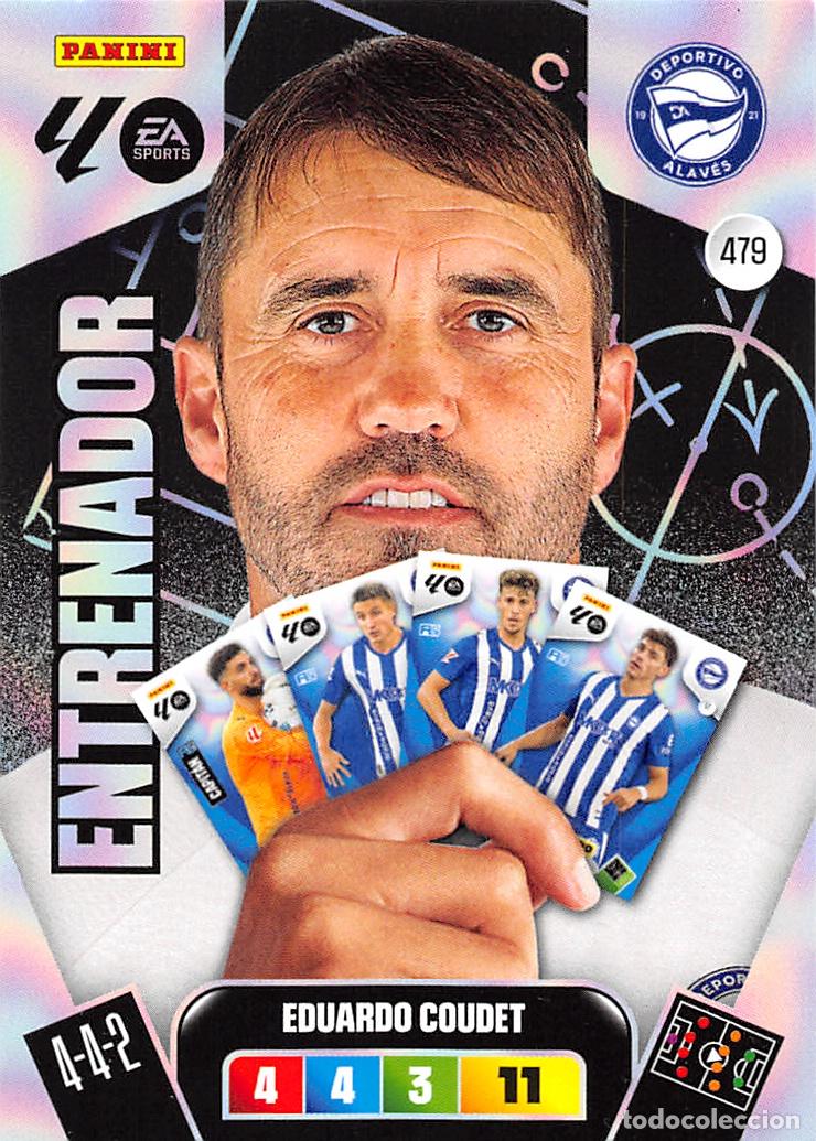 Cartes &agrave; collectionner de Football: PANINI ADRENALYN 25/26 2025/2026 #479 EDUARDO COUDET (DEPORTIVO ALAVES) ENTRENADOR