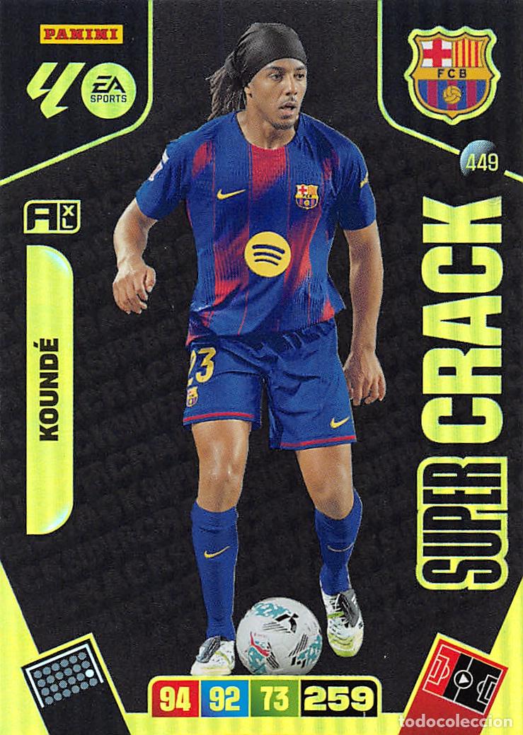 Fu&szlig;ball-Sticker: PANINI ADRENALYN 25/26 2025/2026 #449 KOUNDE (F.C. BARCELONA) SUPER CRACK