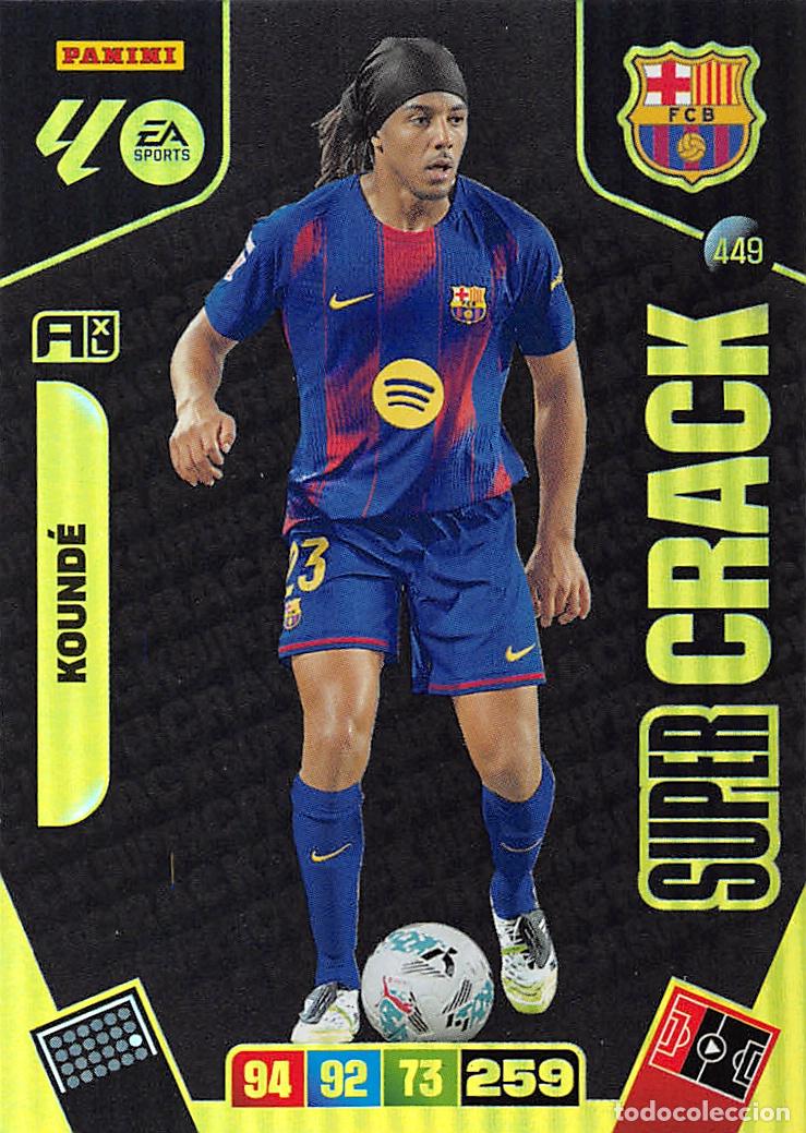 Fu&szlig;ball-Sticker: PANINI ADRENALYN 25/26 2025/2026 #449 KOUNDE (F.C. BARCELONA) SUPER CRACK