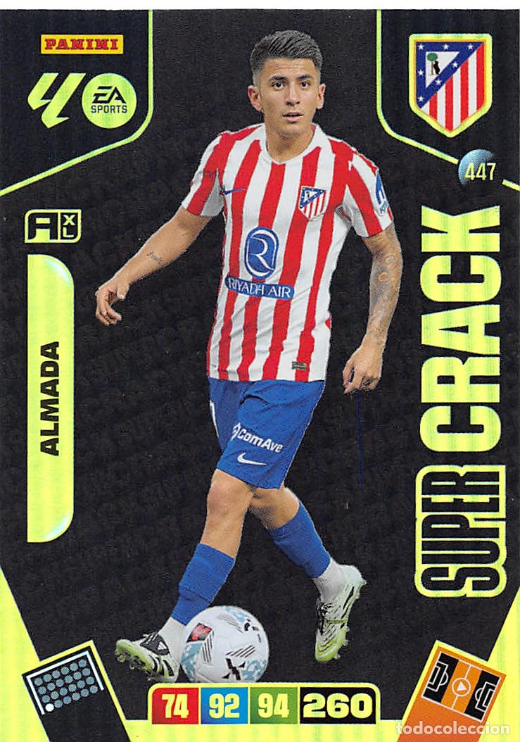 Football Stickers: PANINI ADRENALYN 25/26 2025/2026 #447 ALMADA (ATLETICO MADRID) SUPER CRACK