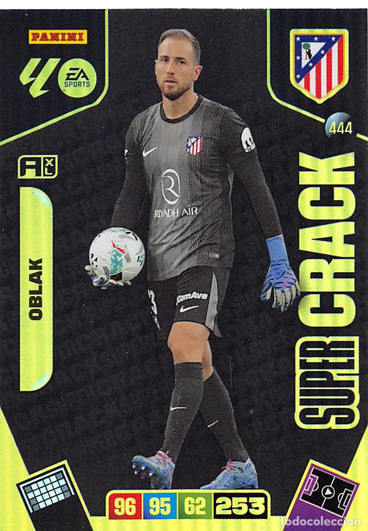 Football Stickers: PANINI ADRENALYN 25/26 2025/2026 #444 OBLAK (ATLETICO MADRID) SUPER CRACK