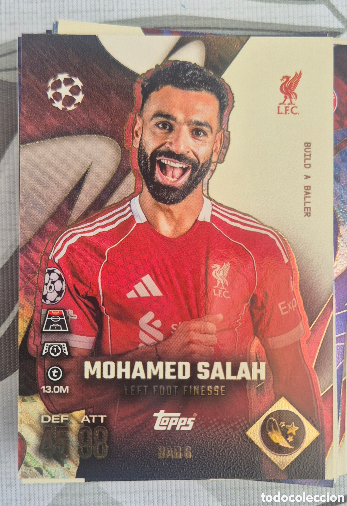 Fu&szlig;ball-Sticker: DAB 6 Salah liverpool build a baller topps match attax 2026