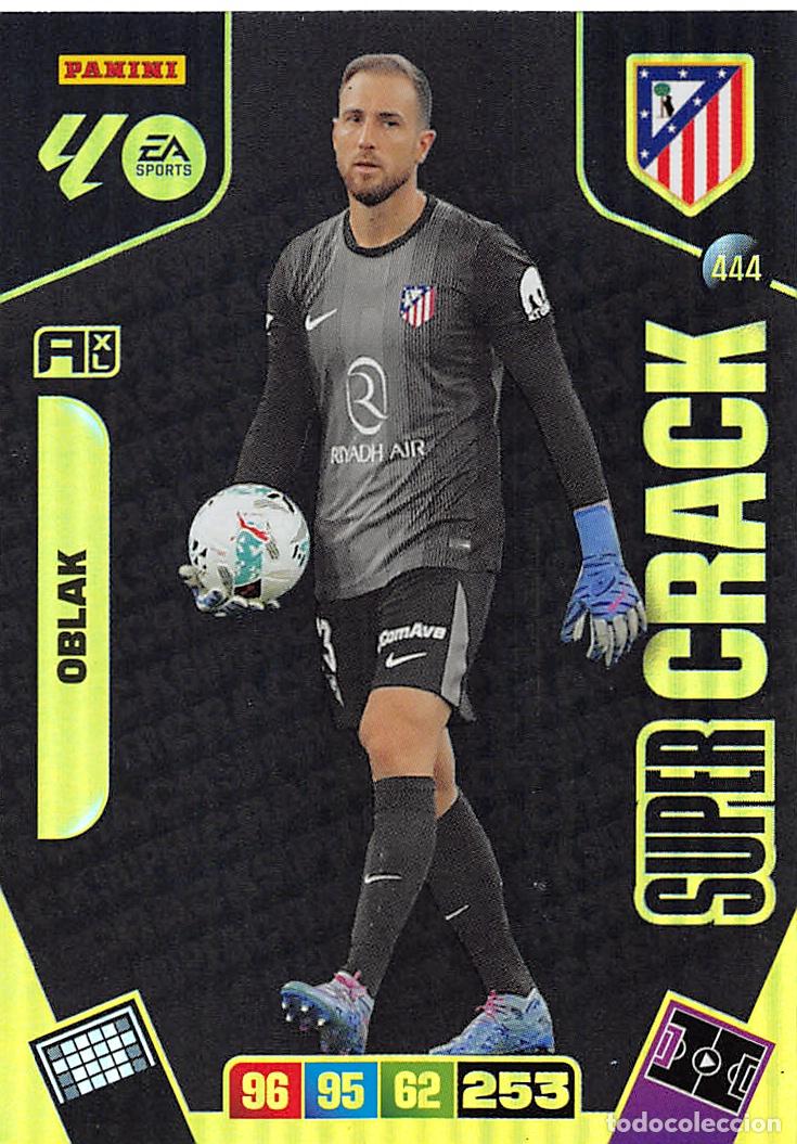 Cromos de F&uacute;tbol: PANINI ADRENALYN 25/26 2025/2026 #444 OBLAK (ATLETICO MADRID) SUPER CRACK