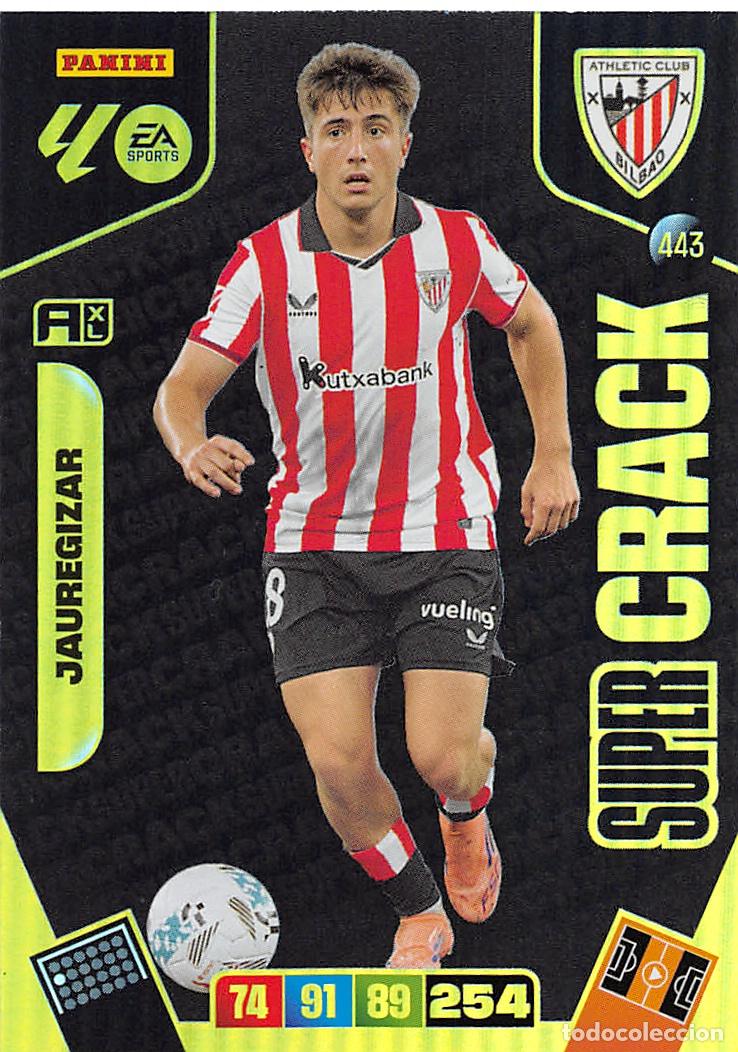 Cromos de F&uacute;tbol: PANINI ADRENALYN 25/26 2025/2026 #443 JAUREGIZAR (ATHLETIC CLUB) SUPER CRACK