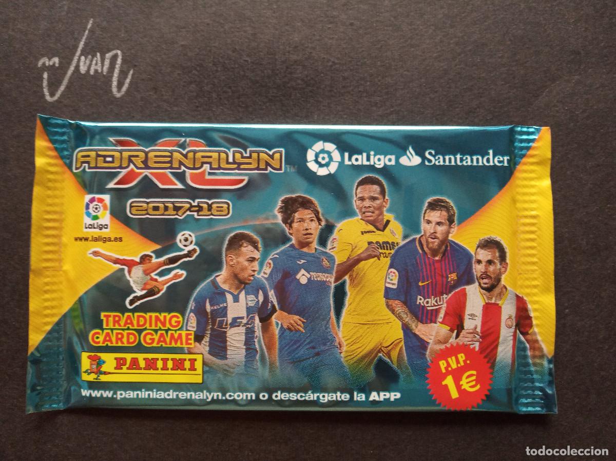 Cromos de F&uacute;tbol: SOBRE SIN ABRIR ADRENALYN XL ⚽ PANINI &reg; 2017 2018 LIGA 17 18 CRISTIANO RONALDO MESSI FC BARCELONA ?
