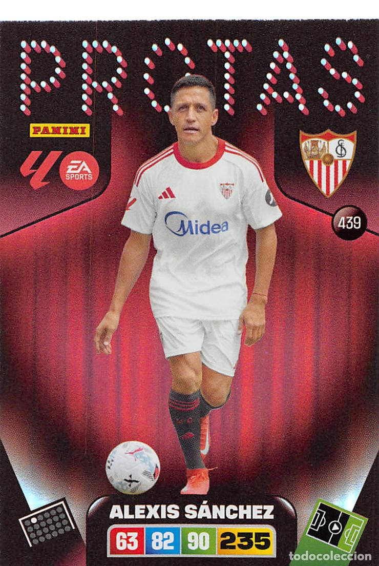 Cromos de F&uacute;tbol: PANINI ADRENALYN 25/26 2025/2026 #439 ALEXIS SANCHEZ (SEVILLA F.C.) PROTAS