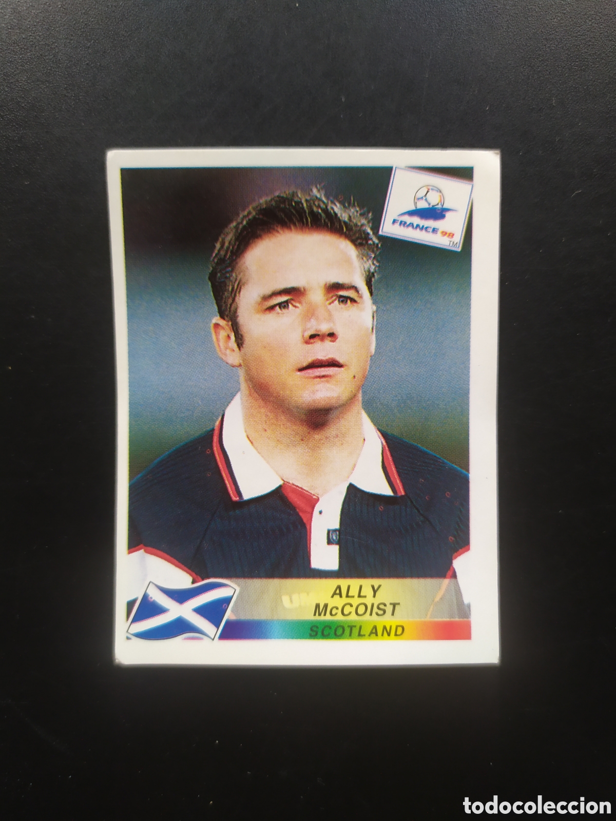 Cromos de F&uacute;tbol: Mundial Francia 98 panini McCoist n&deg; 45 Escocia sin pegar