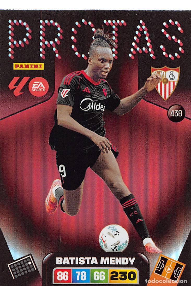 Cromos de F&uacute;tbol: PANINI ADRENALYN 25/26 2025/2026 #438 BATISTA MENDY (SEVILLA F.C.) PROTAS