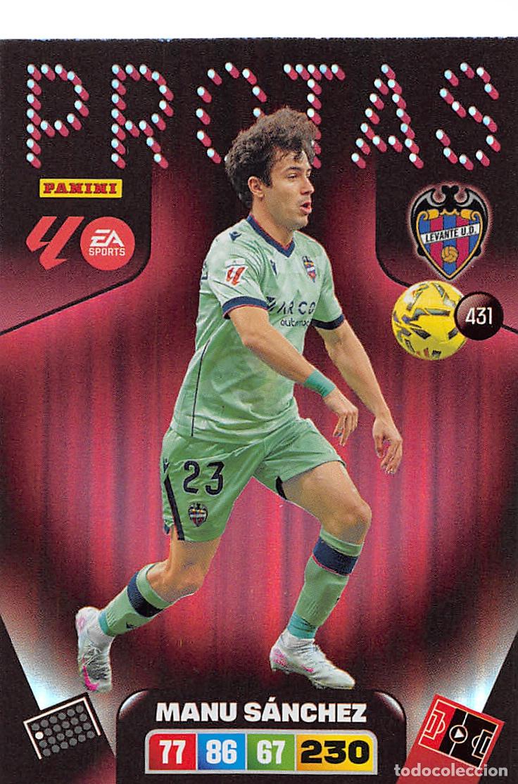 Cromos de F&uacute;tbol: PANINI ADRENALYN 25/26 2025/2026 #431 MANU SANCHEZ (LEVANTE U.D.) PROTAS