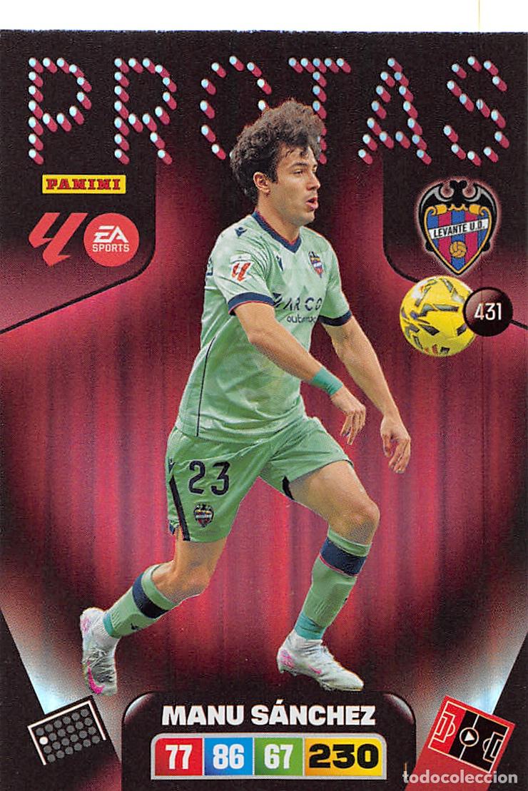 Football Stickers: PANINI ADRENALYN 25/26 2025/2026 #431 MANU SANCHEZ (LEVANTE U.D.) PROTAS