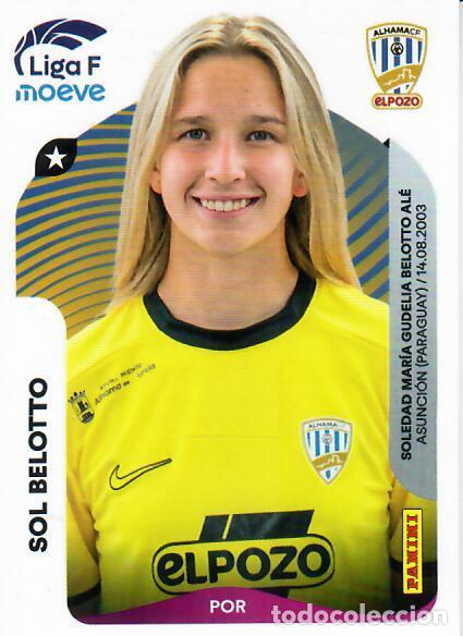 Cromos de F&uacute;tbol: CROMO PANINI LIGA FEMENINA F 2025-26 (25 - 26) - N&ordm; 5 - SOL BELOTTO - ALHAMA EL POZO