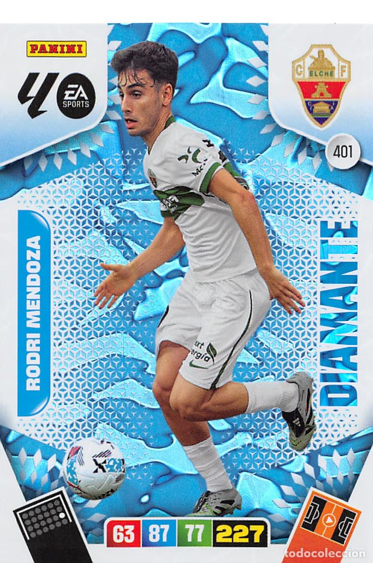 Cromos de F&uacute;tbol: PANINI ADRENALYN 25/26 2025/2026 #401 RODRI MENDOZA (ELCHE C.F.) DIAMANTE
