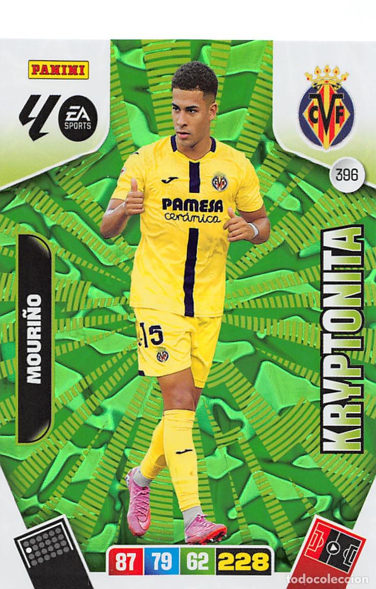 Cromos de F&uacute;tbol: PANINI ADRENALYN 25/26 2025/2026 #396 MOURI&Ntilde;O (VILLARREAL C.F.) KRYPTONITA