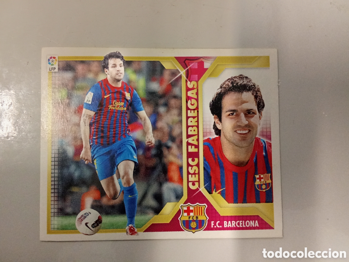 Football Stickers: CESC FRABREGAS BARCELONA FICHAJE 43 LIGA ESTE 2011 2012 11-12 SIN PEGAR