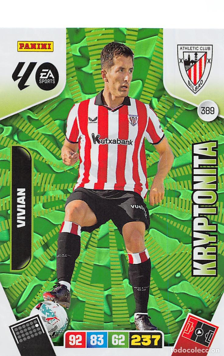 Cromos de F&uacute;tbol: PANINI ADRENALYN 25/26 2025/2026 #389 VIVIAN (ATHLETIC CLUB) KRYPTONITA