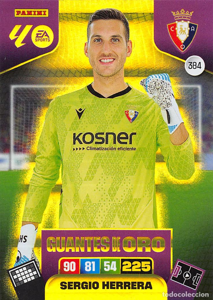 Cartes &agrave; collectionner de Football: PANINI ADRENALYN 25/26 2025/2026 #384 SERGIO HERRERA (C.A. OSASUNA) GUANTES DE ORO