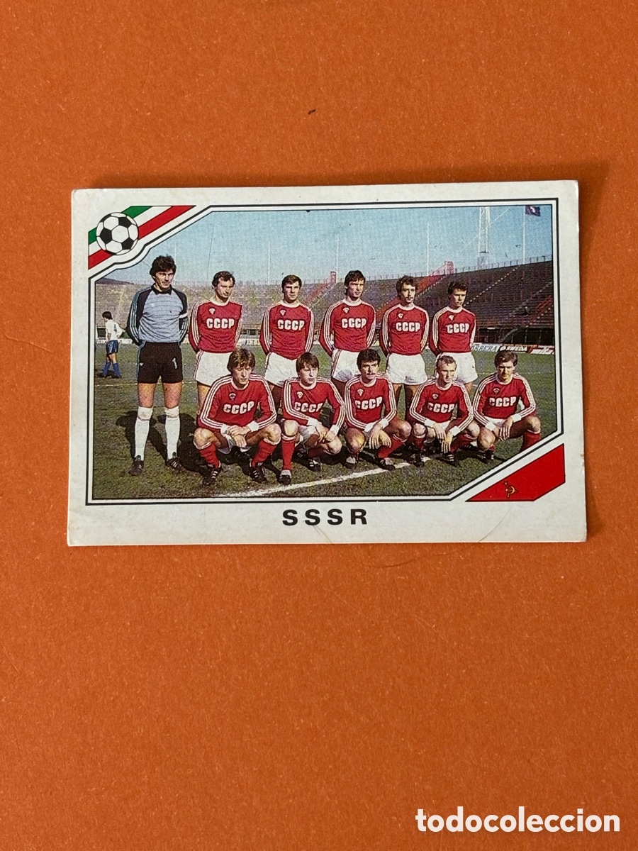 Cartes &agrave; collectionner de Football: ALINEACION SSSR 183 MUNDIAL M&Eacute;XICO 1986 86 MUNDIAL PANINI NUNCA PEGADO SIN PEGAR