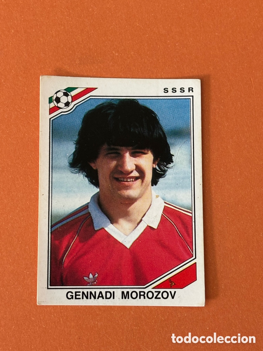 Cartes &agrave; collectionner de Football: GENNADI MOROZOV SELECCION SSSR 185 MUNDIAL MEXICO 1986 86 PANINI NUNCA PEGADO SIN PEGAR
