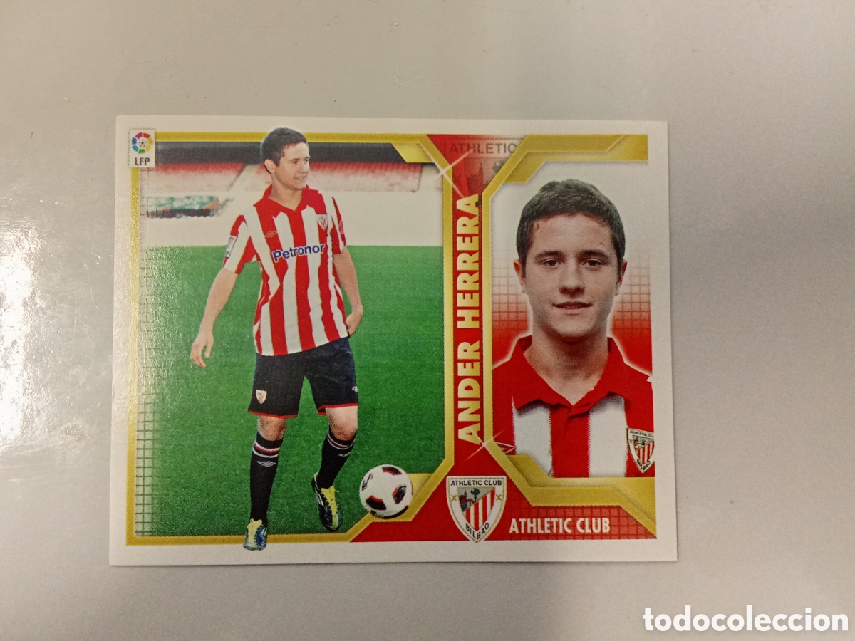 Cartes &agrave; collectionner de Football: ANDER HERRERA BILBAO FICHAJE 2 LIGA ESTE 2011 2012 11-12 SIN PEGAR