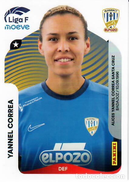 Cartes &agrave; collectionner de Football: CROMO PANINI LIGA FEMENINA F 2025-26 (25 - 26) - N&ordm; 9 - YANNEL CORREA - ALHAMA EL POZO