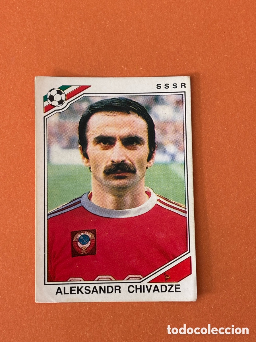 Cartes &agrave; collectionner de Football: ALEKSANDR CHIVADZE 186 SSSR MUNDIAL M&Eacute;XICO 1986 86 MUNDIAL PANINI NUNCA PEGADO SIN PEGAR