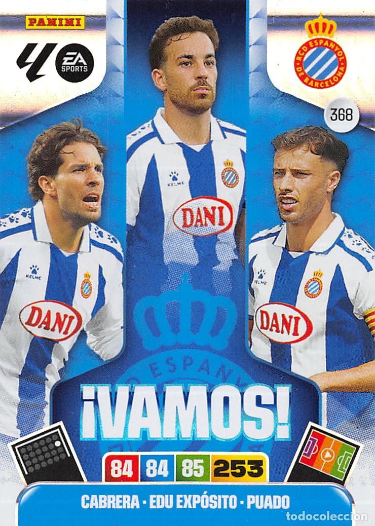 Cartes &agrave; collectionner de Football: PANINI ADRENALYN 25/26 2025/2026 #368 CABRERA - EXPOSITO - PUADO (R.C.D. ESPANYOL) VAMOS