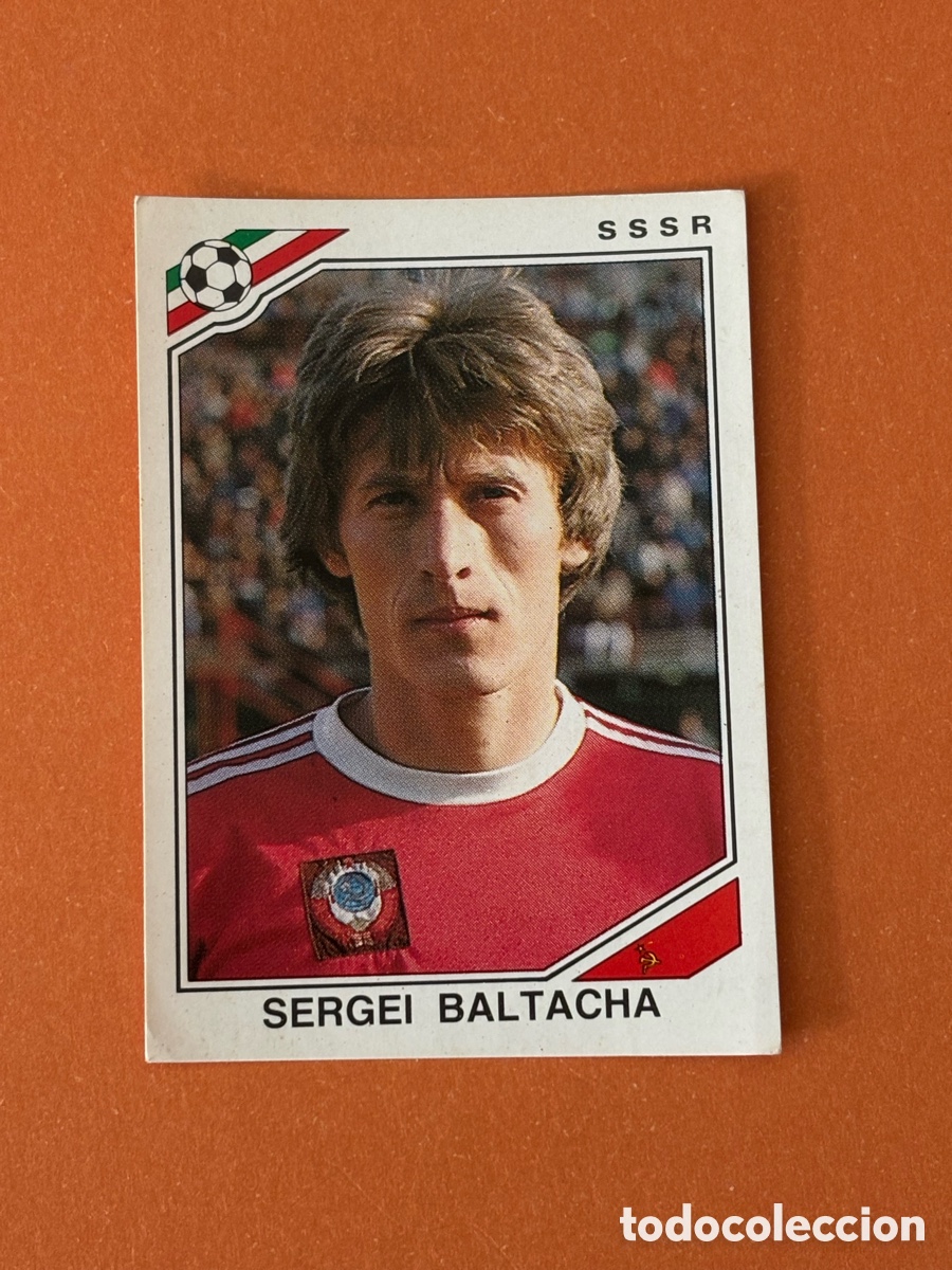 Cartes &agrave; collectionner de Football: SERGEI BALTACHA SELECCION SSSR 187 MUNDIAL MEXICO 1986 86 PANINI NUNCA PEGADO SIN PEGAR