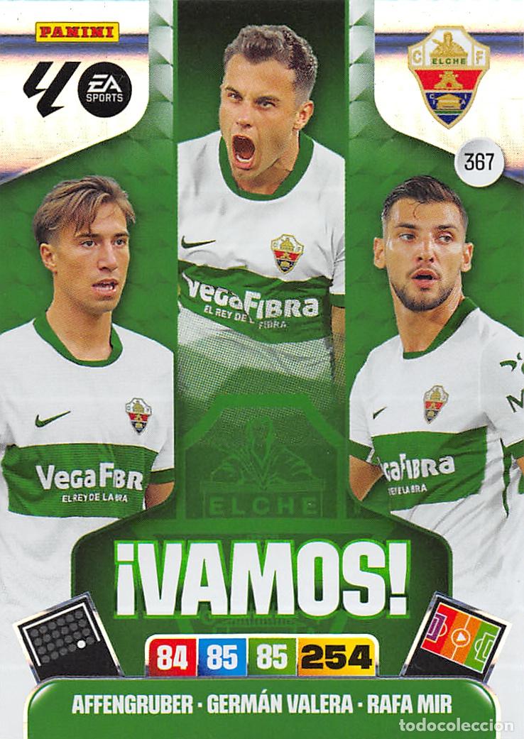 Fu&szlig;ball-Sticker: PANINI ADRENALYN 25/26 2025/2026 #367 AFFENGRUBER - VALERA - RAFA MIR (ELCHA C.F.) VAMOS