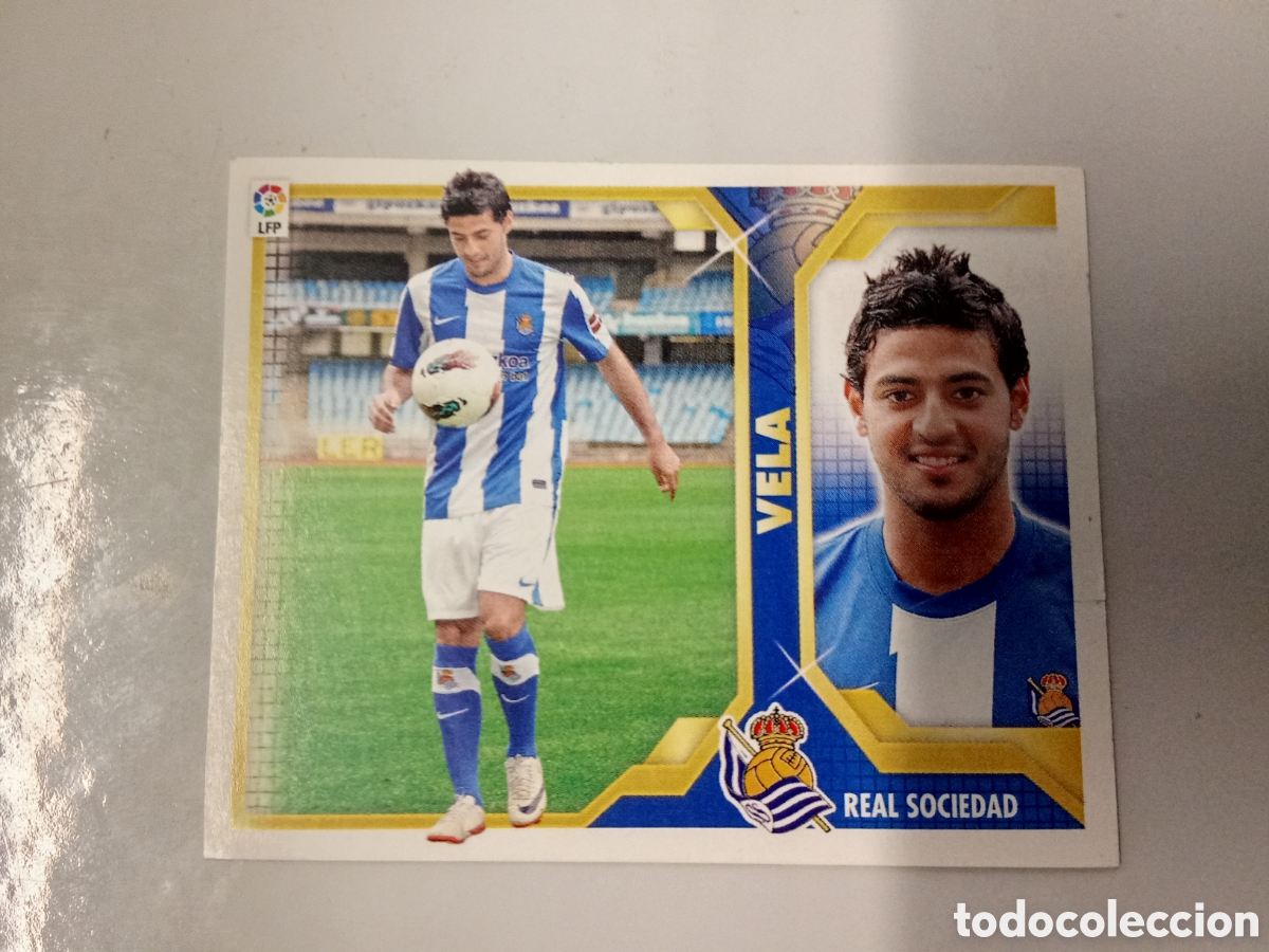 Cromos de F&uacute;tbol: VELA REAL SOCIEDAD FICHAJE 42 LIGA ESTE 2011 2012 11-12. NUNCA PEGADO