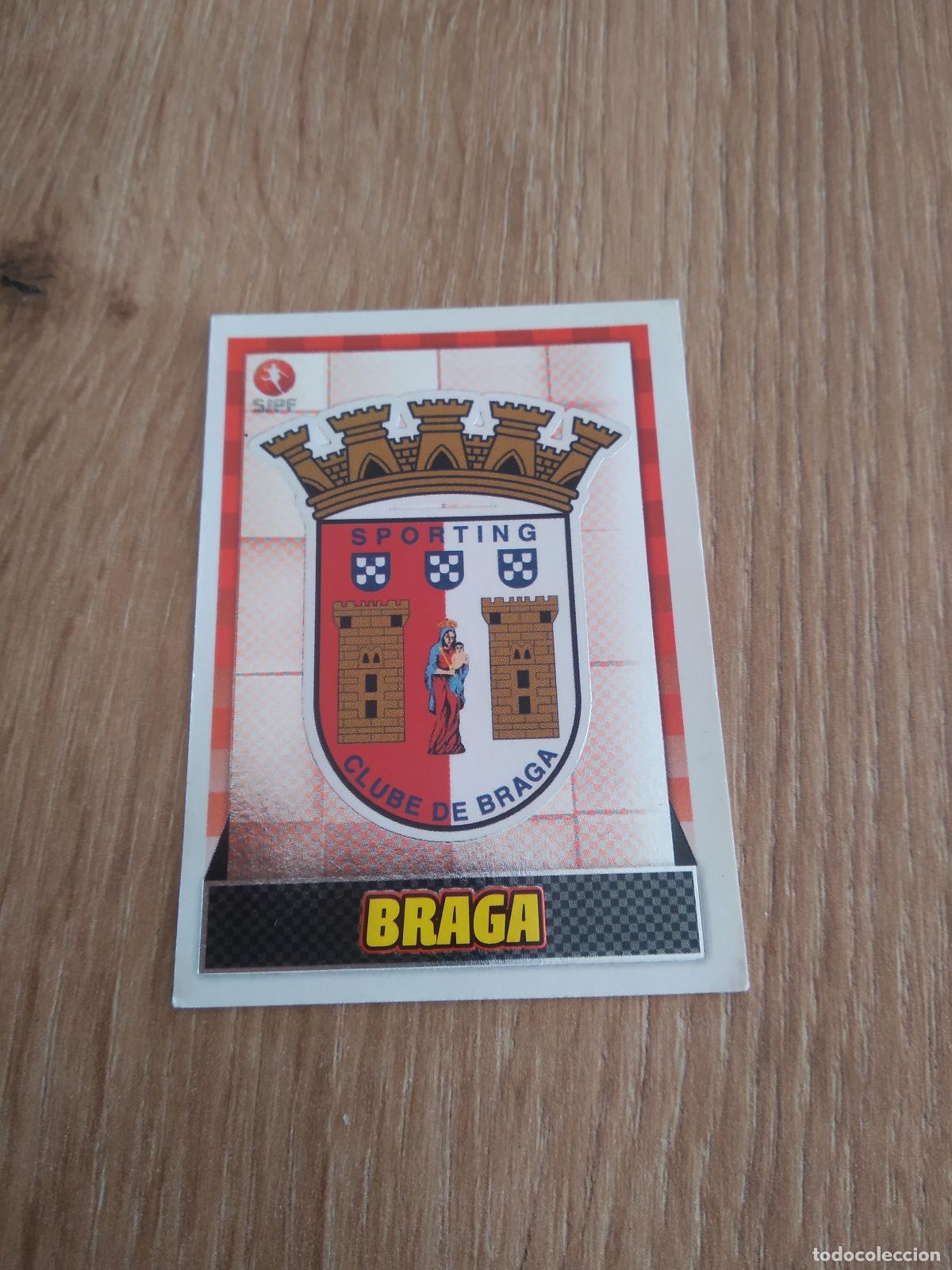 Cromos de F&uacute;tbol: 6 BRAGA ESCUDO CROMO FUTBOL PANINI LIGA PORTUGAL 2015-2016 FUTEBOL 15-16