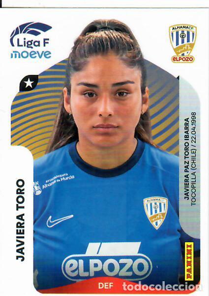 Cromos de F&uacute;tbol: CROMO PANINI LIGA FEMENINA F 2025-26 (25 - 26) - N&ordm; 12 - JAVIERA TORO - ALHAMA EL POZO