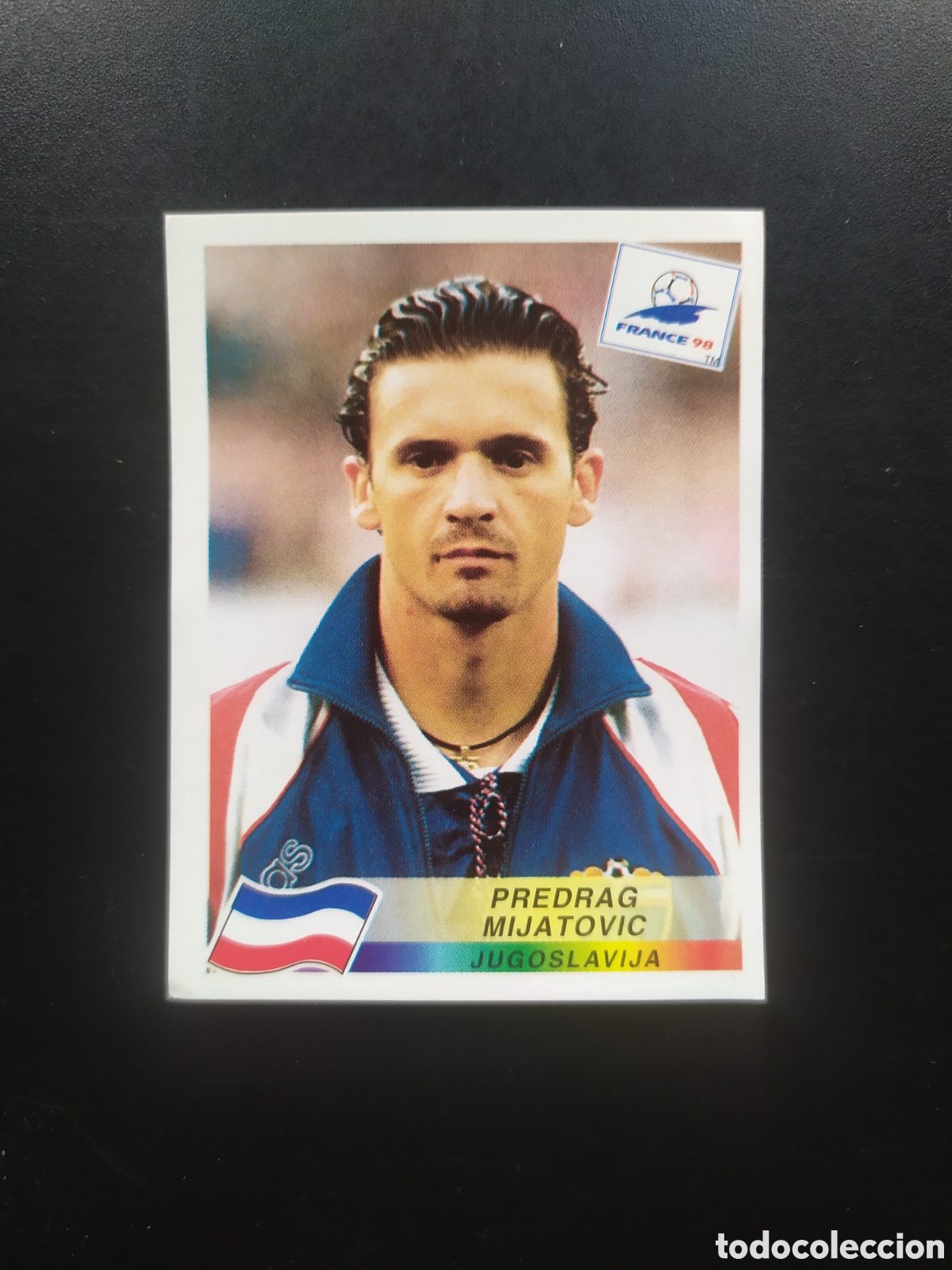 Football Stickers: Mundial Francia 98 panini Mijatovic n&deg; 404 Yugoslavia sin pegar