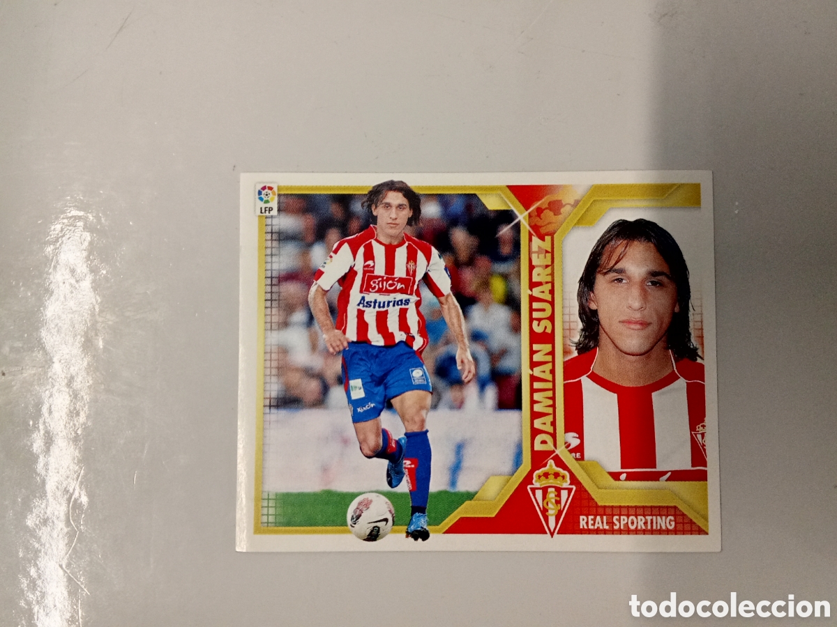 Football Stickers: DAMIAN SUAREZ GIJON COLOCA LIGA ESTE 2011 2012 11-12. NUNCA PEGADO