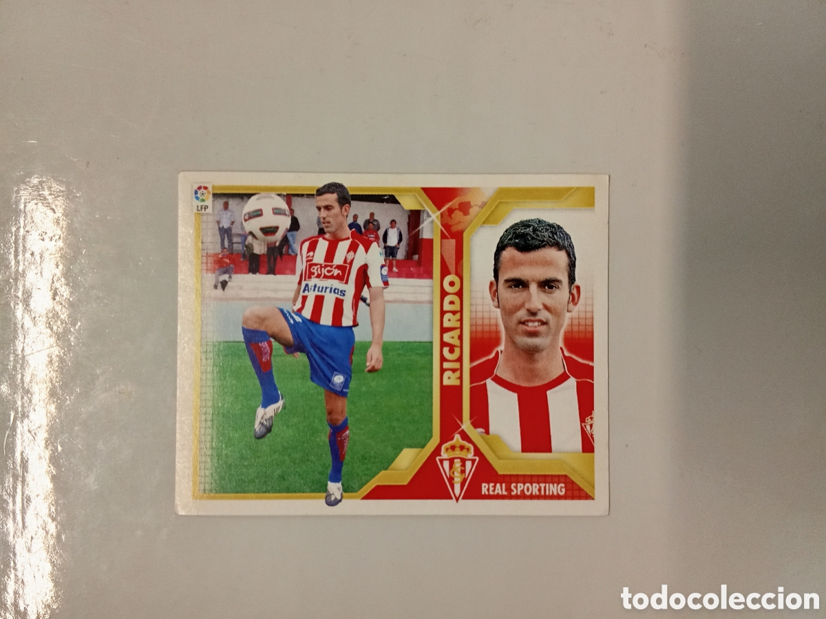 Cromos de F&uacute;tbol: RICARDO GIJON FICHAJE 7 LIGA ESTE 2011 2012 11-12. NUNCA PEGADO