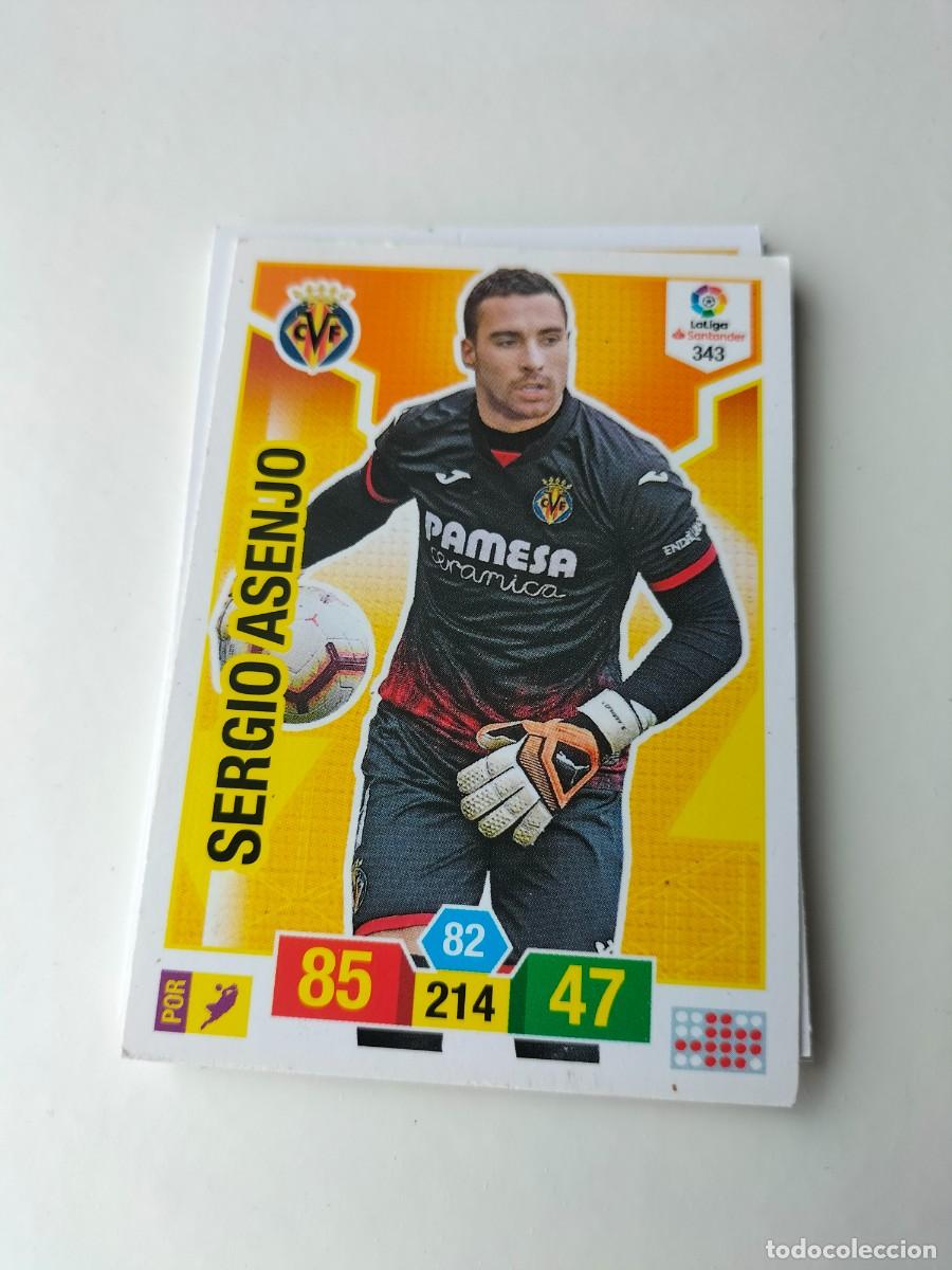 Fu&szlig;ball-Sticker: 1 CROMO FICHA PANINI ADRENALYN TEMPORADA 18-19 2018-2019 VILLARREAL C.F 343 SERGIO ASENJO