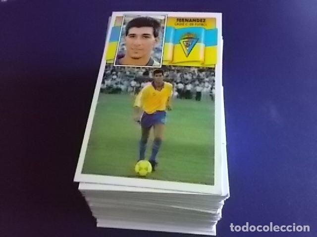 Figurine di Calcio: LOTE 112 CROMOS ESTE 90-91 TODOS DIFERENTES SIN PEGAR 2 FICHAJES LOTE IMPECABLE