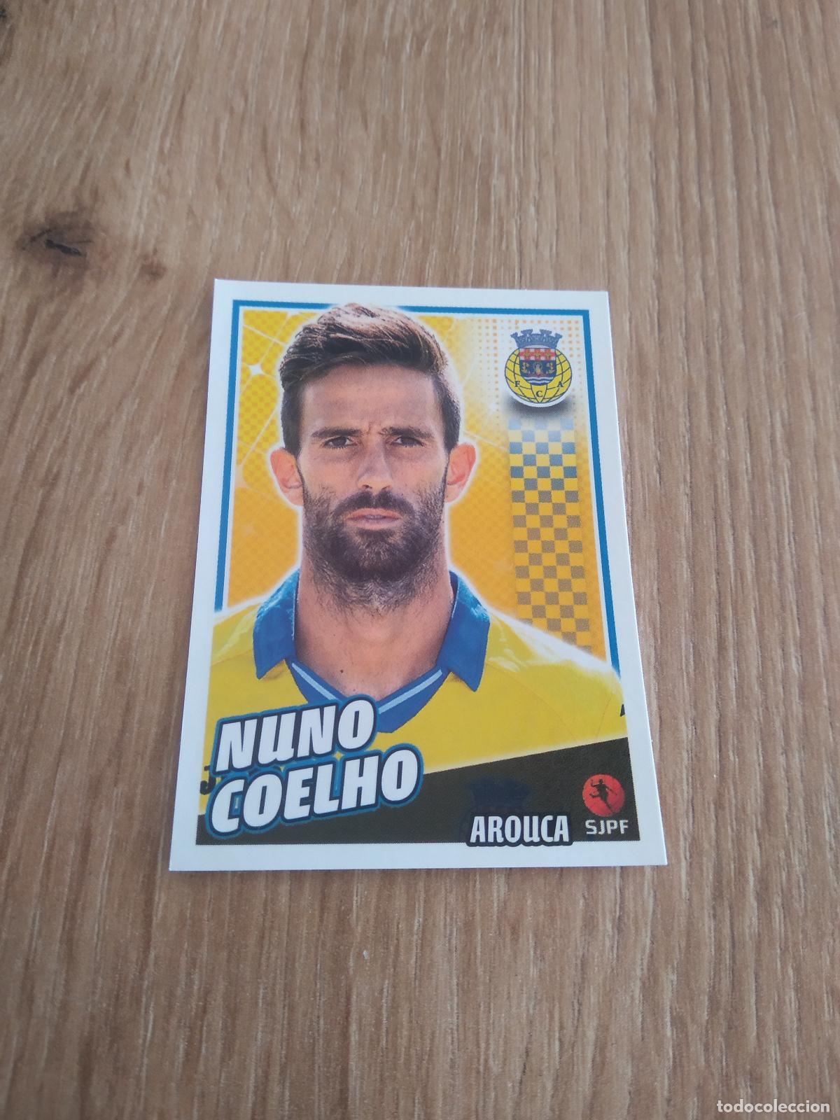 Fu&szlig;ball-Sticker: 42 NUNO COELHO AROUCA CROMO FUTBOL PANINI LIGA PORTUGAL 2015-2016 FUTEBOL 15-16