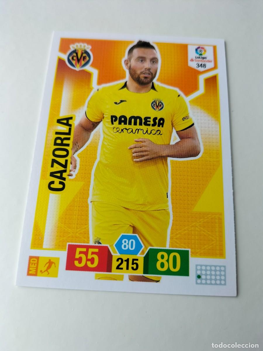 Fu&szlig;ball-Sticker: 1 CROMO FICHA PANINI ADRENALYN TEMPORADA 18-19 2018-2019 VILLARREAL C.F 348 CAZORLA