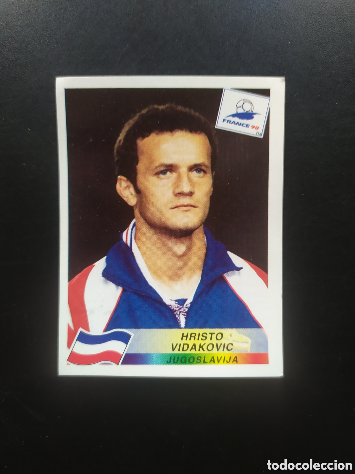 Fu&szlig;ball-Sticker: Mundial Francia 98 panini Vidakovic n&deg; 396 Yugoslavia sin pegar