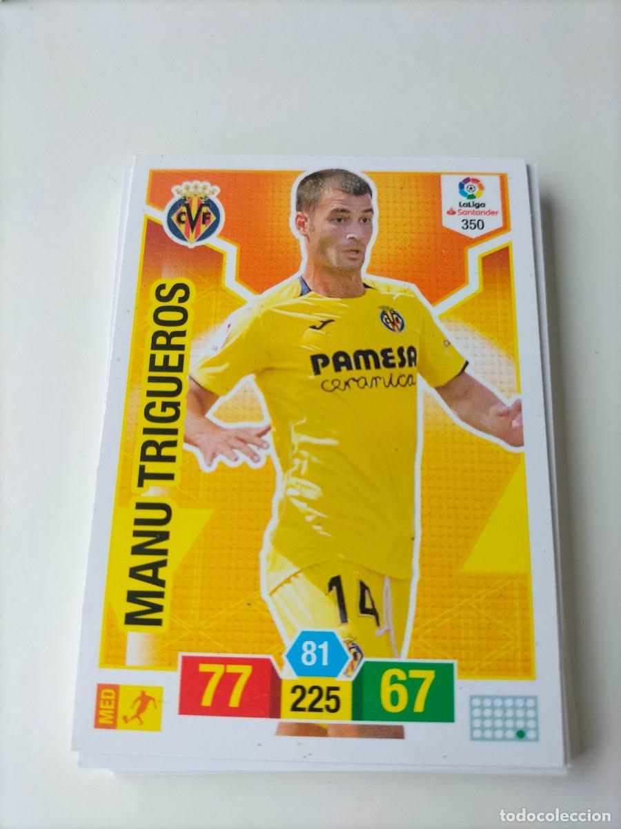 Fu&szlig;ball-Sticker: 1 CROMO FICHA PANINI ADRENALYN TEMPORADA 18-19 2018-2019 VILLARREAL C.F 350 MANU TRIGUEROS