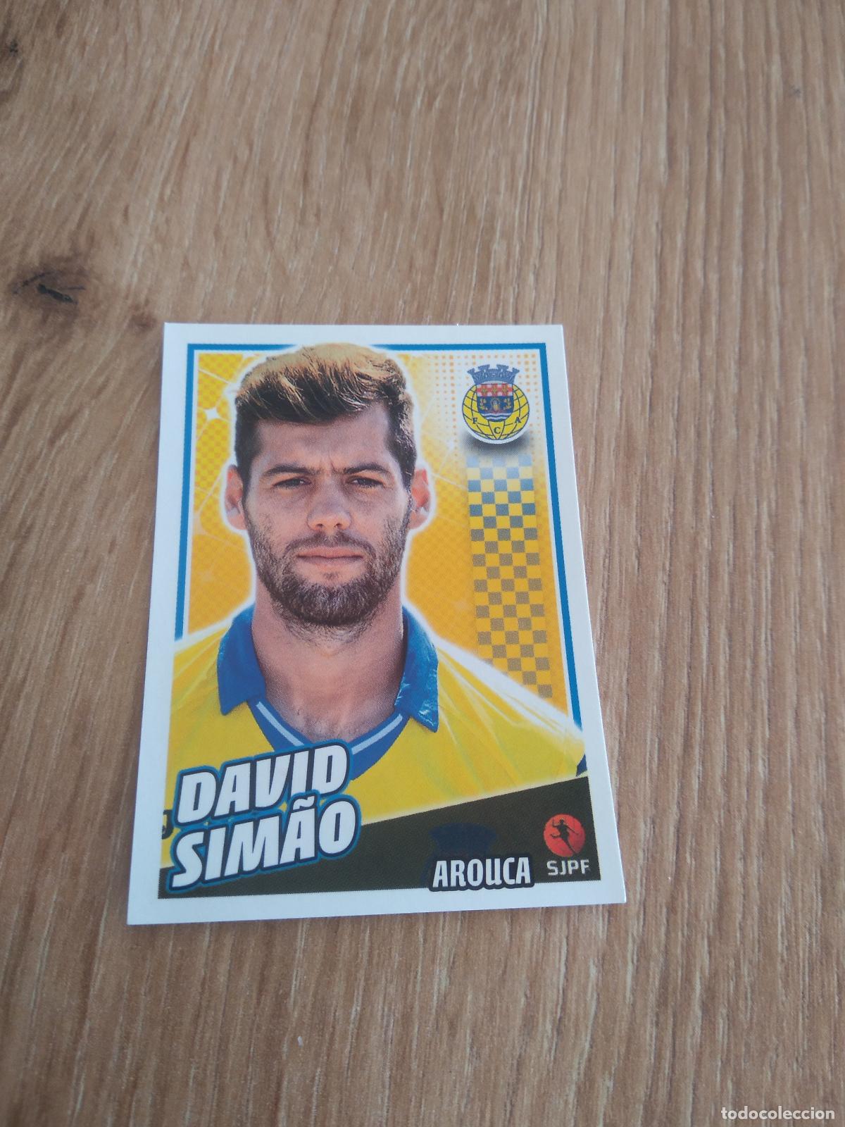 Cromos de F&uacute;tbol: 49 DAVID SIMAO AROUCA CROMO FUTBOL PANINI LIGA PORTUGAL 2015-2016 FUTEBOL 15-16