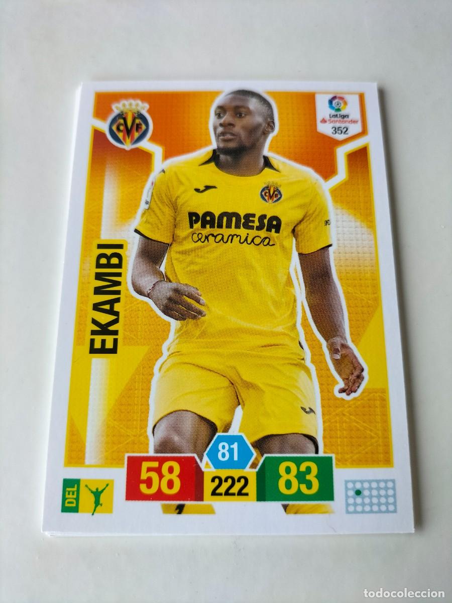 Cromos de F&uacute;tbol: 1 CROMO FICHA PANINI ADRENALYN TEMPORADA 18-19 2018-2019 VILLARREAL C.F 352 EKAMBI